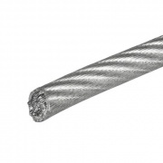 Трос из нержавеющей стали Стальтрос А2 свивка 7х7, толщиной 5 мм (отрезок кратный 5 м)