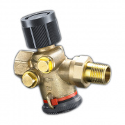 Вентиль балансировочно-регулирующий Oventrop Cocon QTZ - 1"1/4 (ВР/НР, 600-3600 л/ч, без ниппелей)