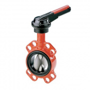 Затвор дисковый поворотный KSB BOAX-S - Ду150 (PN16, Tmax 130°C, с рукояткой)