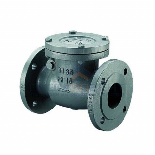 Клапан обратный Oventrop - Ду80 (ф/ф, PN16, Tmax 120°C, чугун)