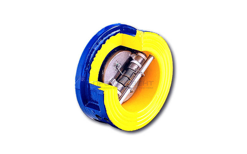 Клапан обратный дисковый Zetkama 407 A - Ду125 (ф/ф, PN16 Tmax 100°C, исполнение №54)