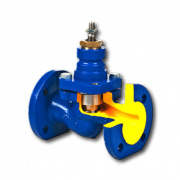 Клапан регулирующий Zetkama 227A - Ду40 (Ф/Ф, PN16, Tmax-150°C, серый чугун, исполнение №80-H)