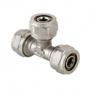 Тройник переходной VALTEC VTm.331 - 32 x 16 x 32 (винтовой, для металлопластиковых труб)
