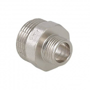Ниппель редукционный VALTEC VTr.580 - 1" x 1/2" (резьбовой, латунь никелированная)