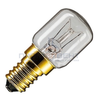 Лампа для холодильников и швейных машин Philips Appliance T25/57 15W CL E14 230V Refrig. прозрачная