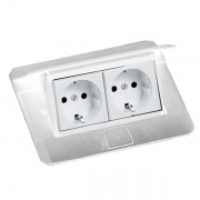 Лючок Legrand 4 модуля белый