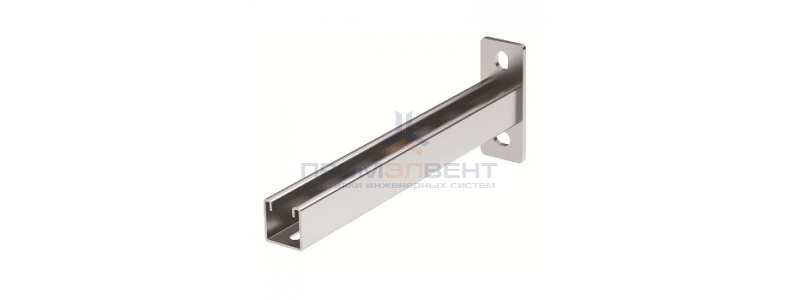 Кронштейн одиночный LAS, 41х41 мм, осн.300