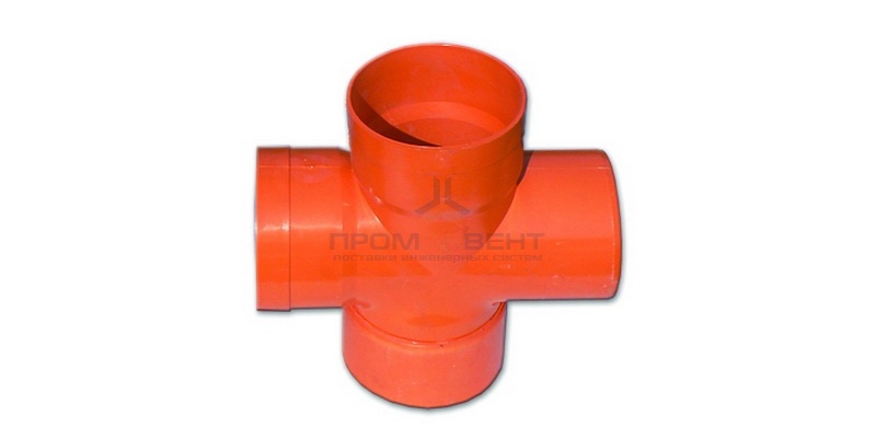 Крестообразное соединение для двустенных труб,90°, полипропилен, д.160 мм DKC
