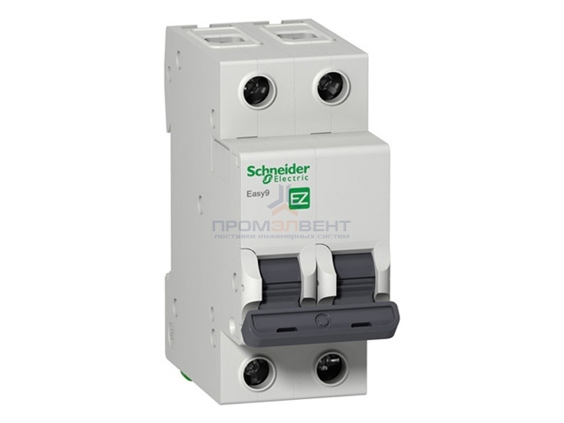 Автоматический выключатель Schneider Electric EASY 9 2П 10А B 4,5кА 230В (автомат)