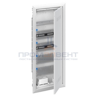 Шкаф мультимедийный с дверью с вентиляционными отверстиями и DIN-рейкой UK650MV (5 рядов)